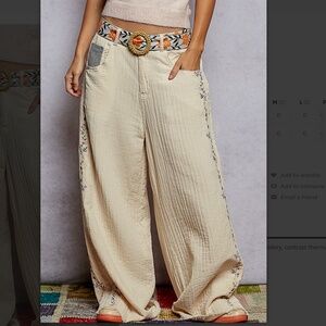 POL “ Monica “ POL Embroidered Pants with Thermal and Lace Detail 61
